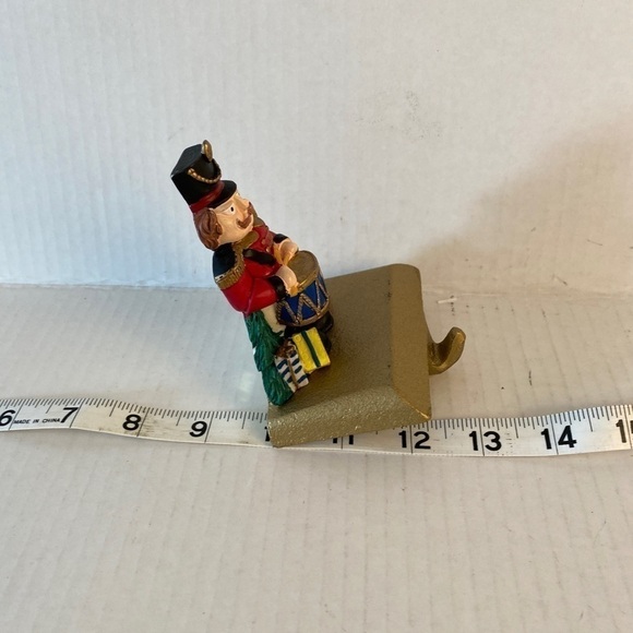 Stocking holder soldier Tin soldier traditional Christmas heavy - Picture 8 of 10